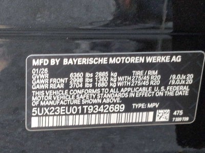 2026 BMW X5 xDrive40i