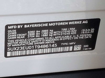 2026 BMW X5 xDrive40i