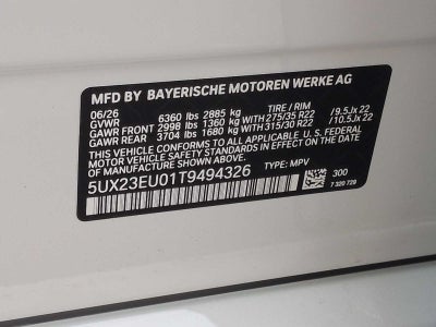 2026 BMW X5 xDrive40i xDrive40i