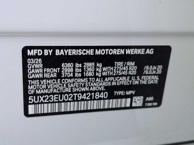 2026 BMW X5 xDrive40i xDrive40i