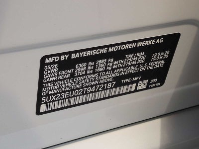 2026 BMW X5 xDrive40i
