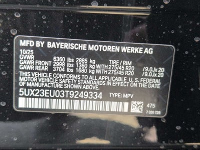 2026 BMW X5 xDrive40i