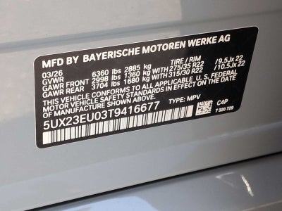 2026 BMW X5 xDrive40i