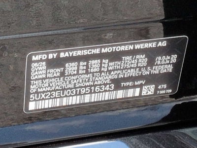 2026 BMW X5 xDrive40i xDrive40i