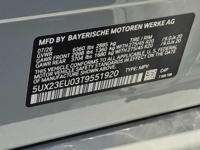 2026 BMW X5 xDrive40i