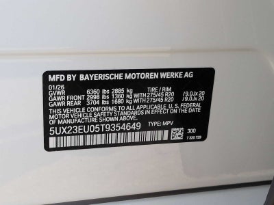 2026 BMW X5 xDrive40i