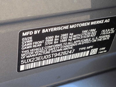 2026 BMW X5 xDrive40i xDrive40i