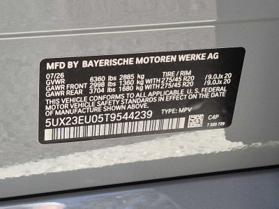 2026 BMW X5 xDrive40i