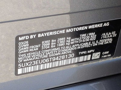 2026 BMW X5 xDrive40i xDrive40i