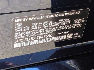 2026 BMW X5 xDrive40i