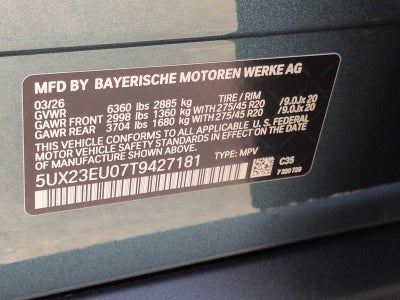 2026 BMW X5 xDrive40i xDrive40i