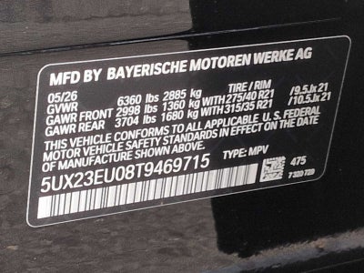 2026 BMW X5 xDrive40i