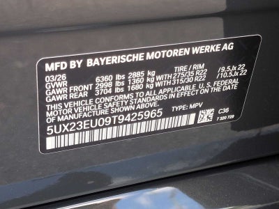 2026 BMW X5 xDrive40i xDrive40i