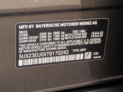 2026 BMW X5 xDrive40i