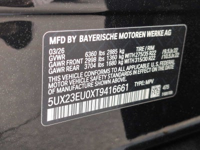 2026 BMW X5 xDrive40i xDrive40i