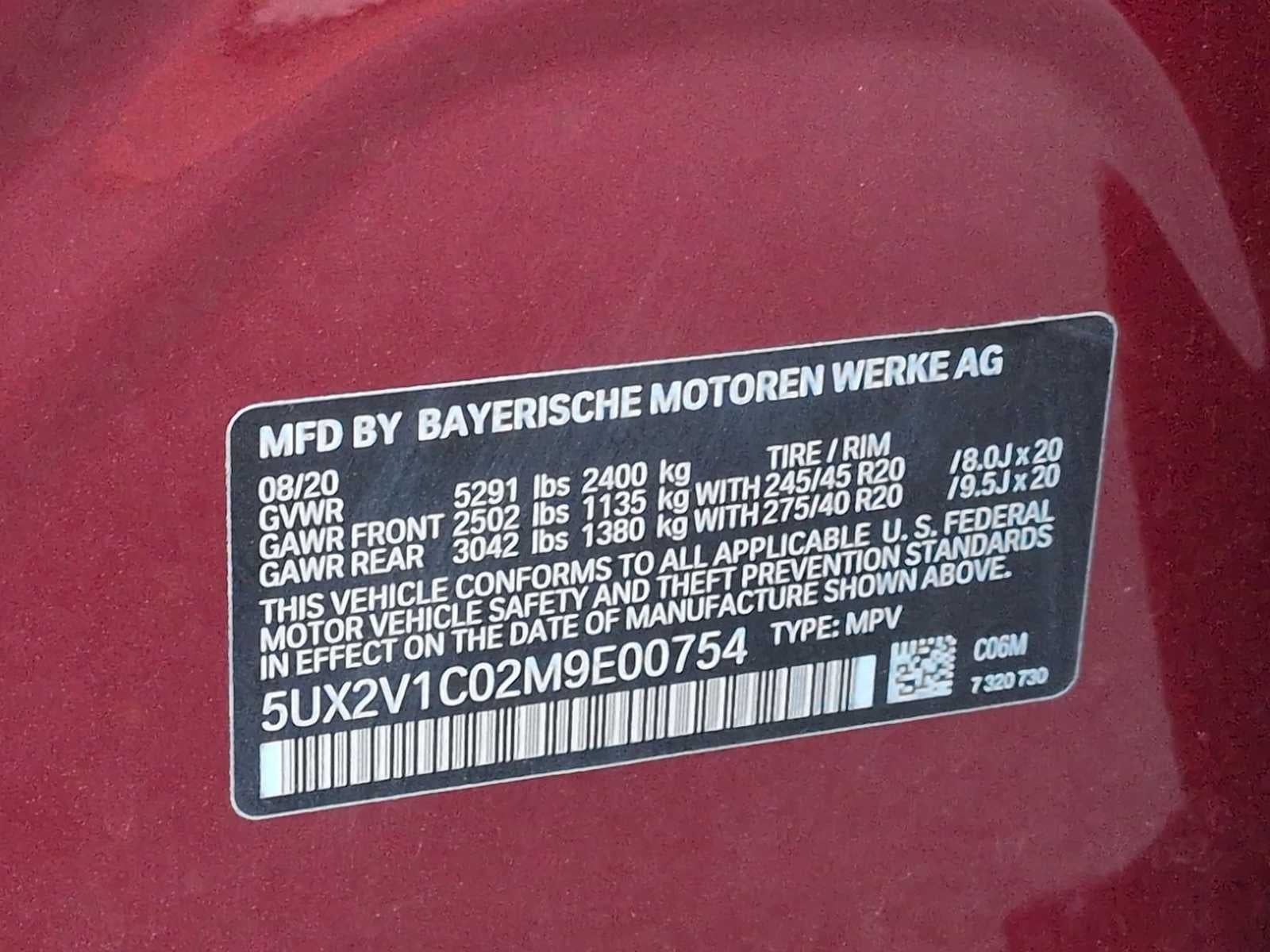 2021 BMW X4 xDrive30i xDrive30i