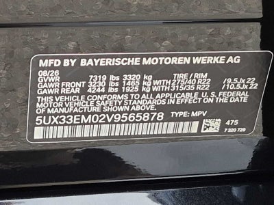 2027 BMW X7 M60i