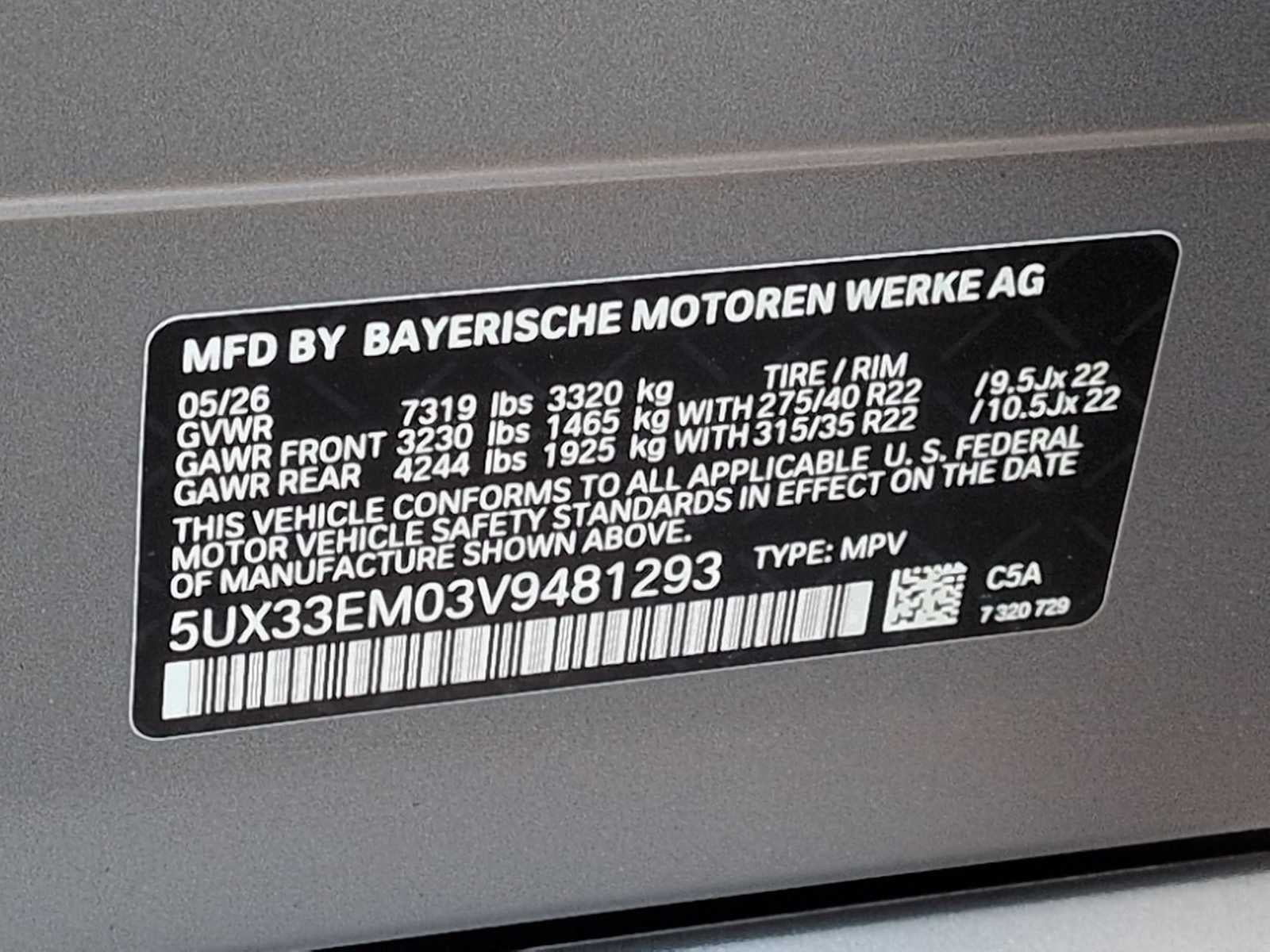 2027 BMW X7 M60i