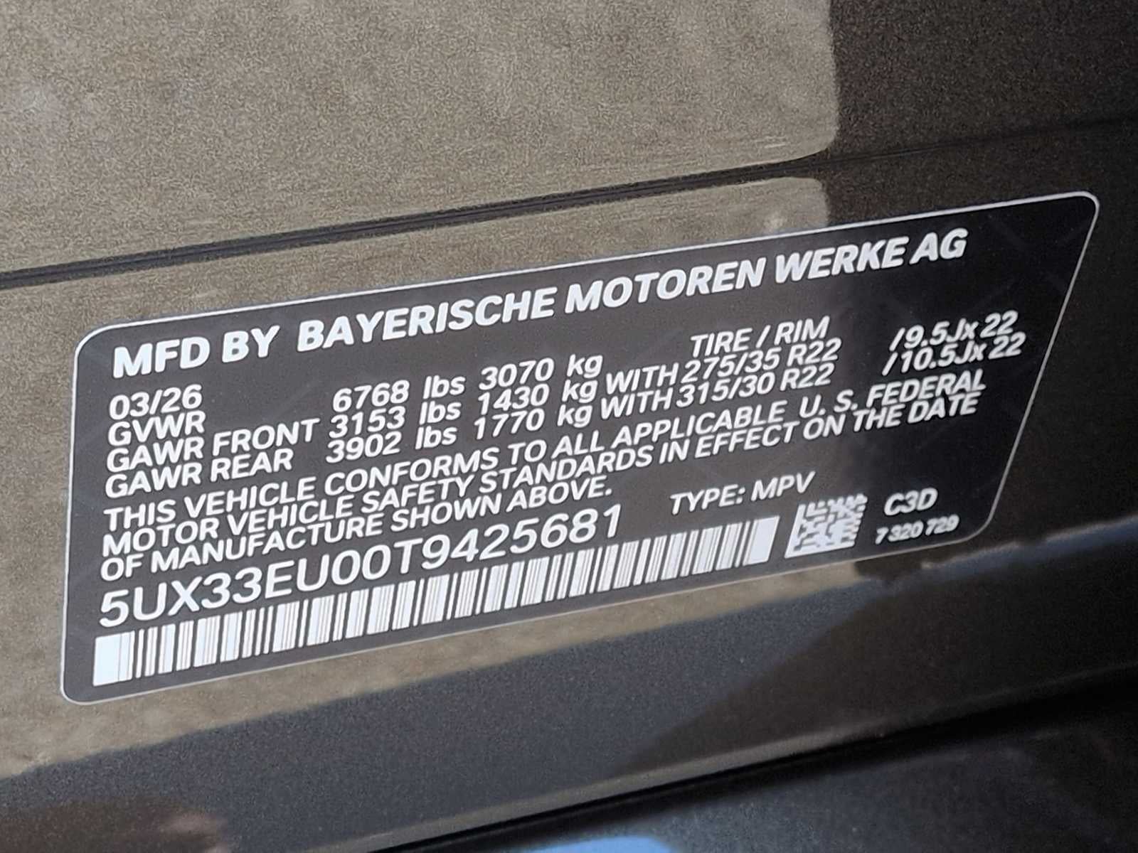 2026 BMW X5 M60i M60i