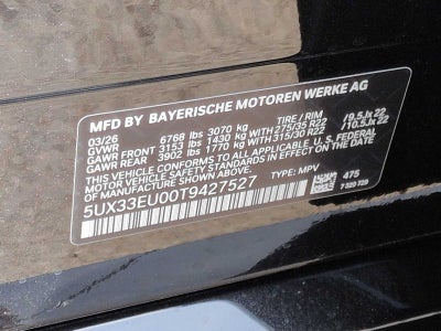 2026 BMW X5 M60i