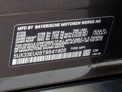 2026 BMW X5 M60i
