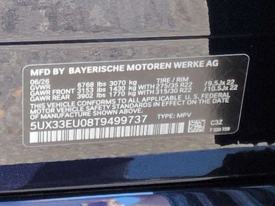 2026 BMW X5 M60i M60i