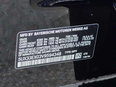 2027 BMW X6 xDrive40i