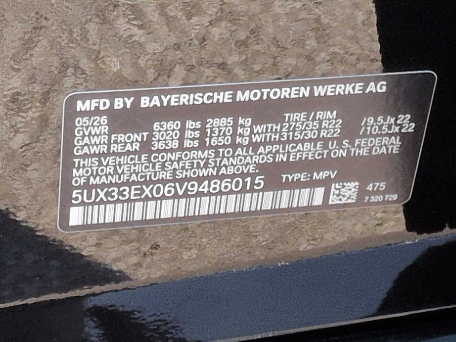 2027 BMW X6 xDrive40i