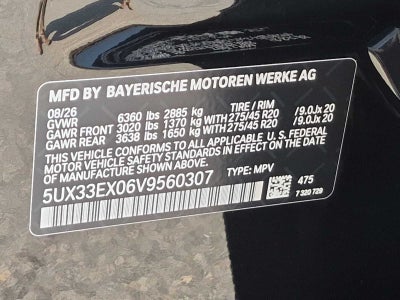 2027 BMW X6 xDrive40i