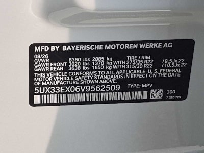 2027 BMW X6 xDrive40i