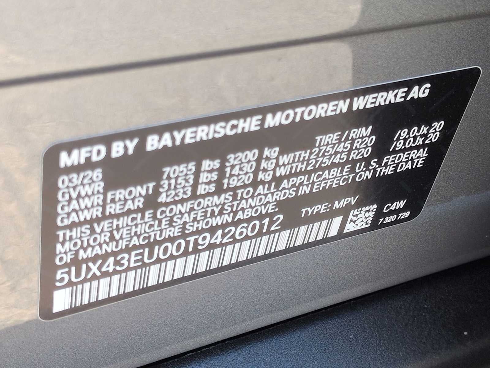 2026 BMW X5 xDrive50e xDrive50e