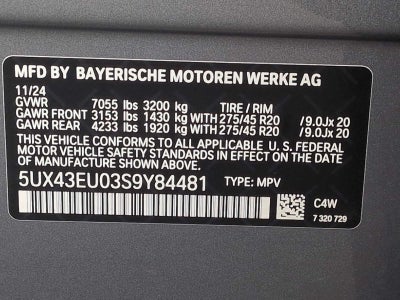 2025 BMW X5 xDrive50e