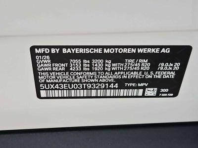 2026 BMW X5 xDrive50e