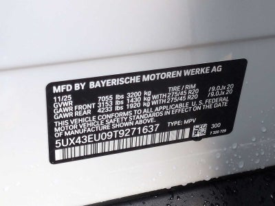 2026 BMW X5 xDrive50e