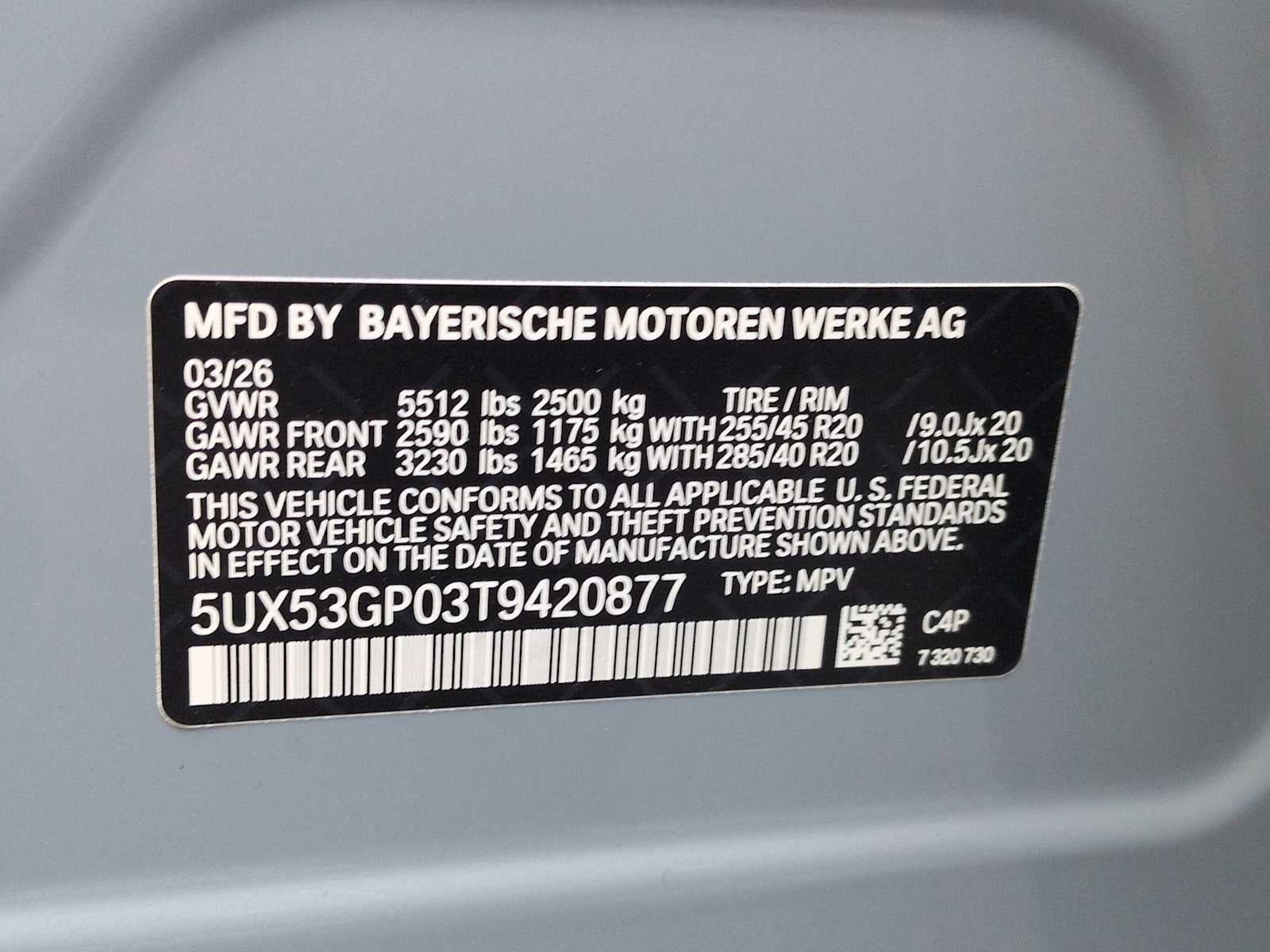 2026 BMW X3 30 xDrive