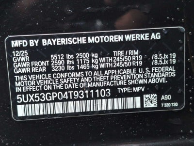 2026 BMW X3 30 xDrive