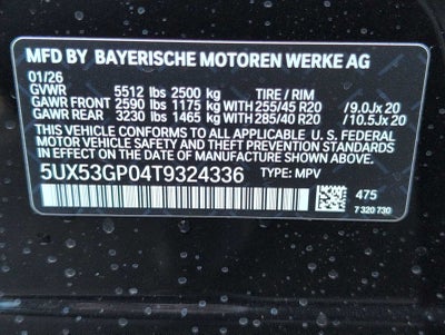 2026 BMW X3 30 xDrive