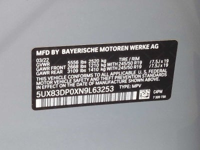 2022 BMW X3 M40i