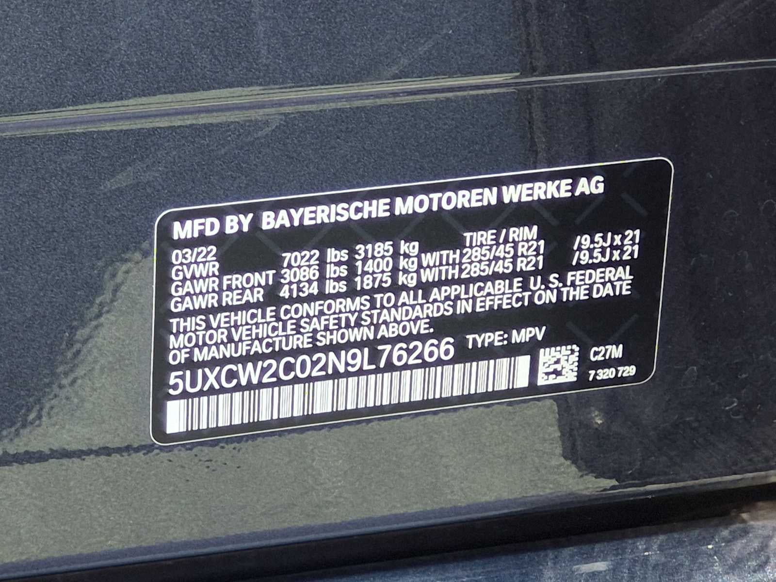 2022 BMW X7 xDrive40i