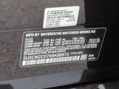 2022 BMW X7 xDrive40i
