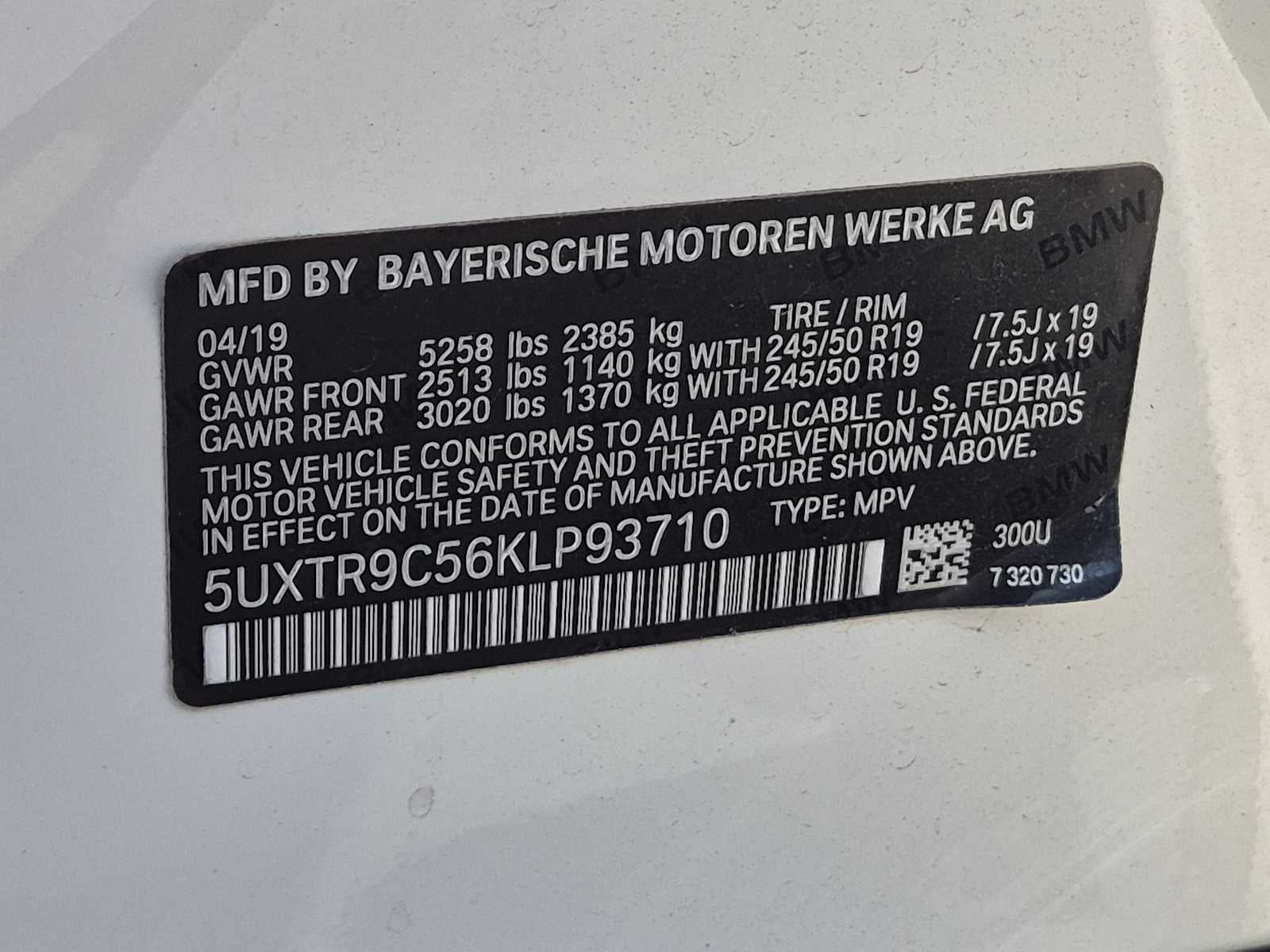 2019 BMW X3 xDrive30i