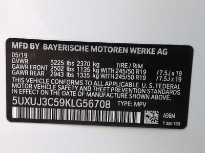 2019 BMW X4 xDrive30i