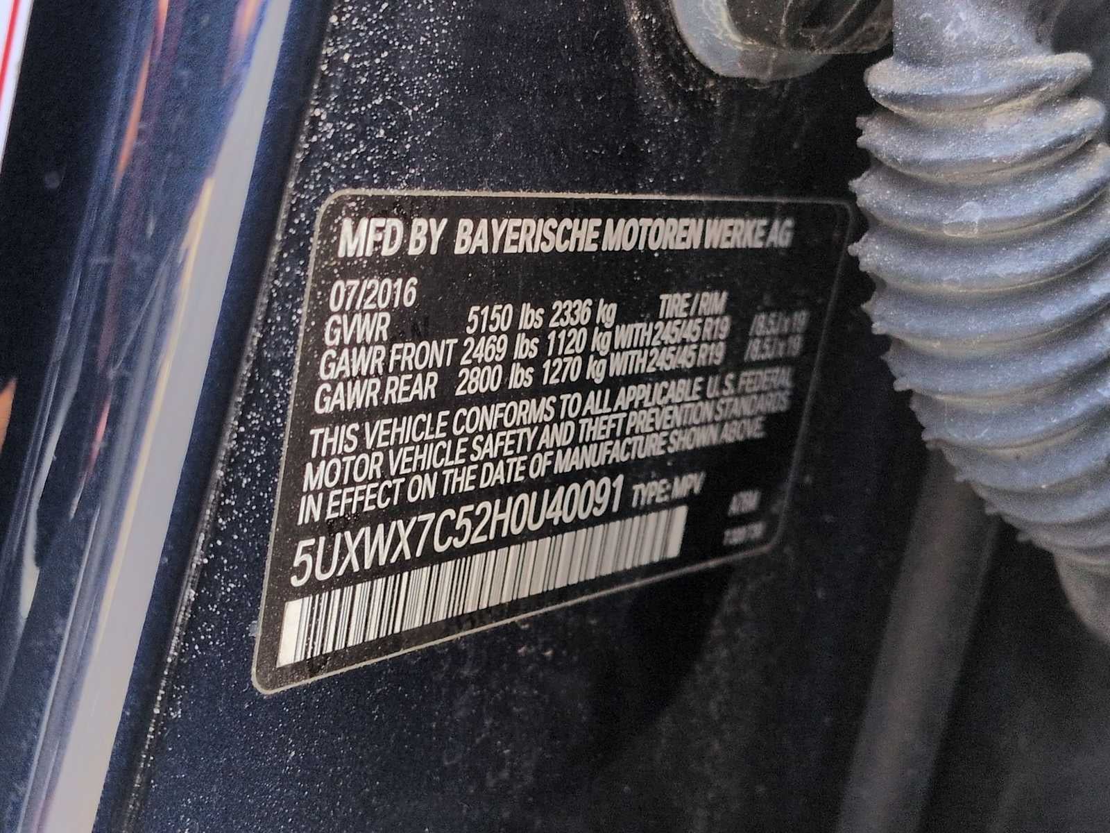 2017 BMW X3 xDrive35i xDrive35i