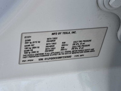 2021 Tesla Model Y Long Range