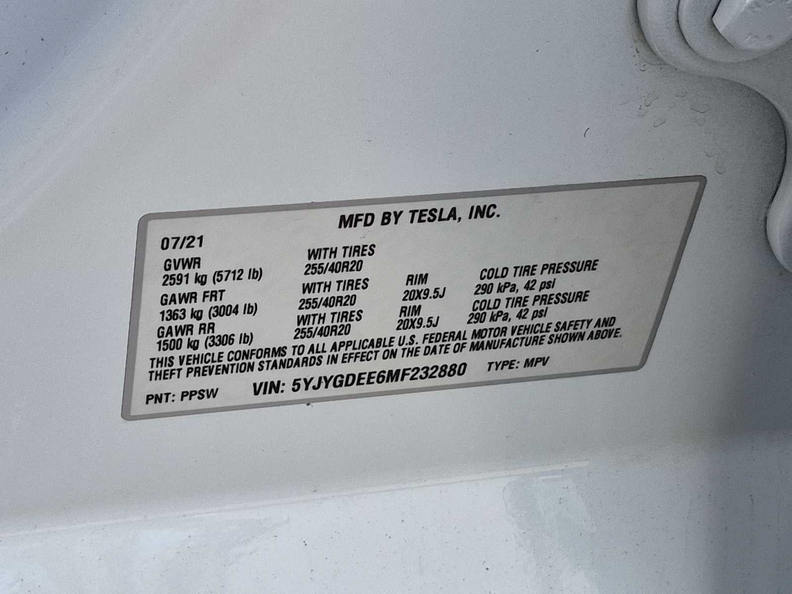 2021 Tesla Model Y Long Range