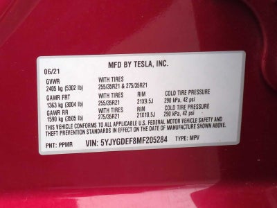 2021 Tesla Model Y Performance