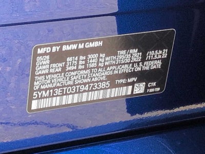 2026 BMW X5 M Competition