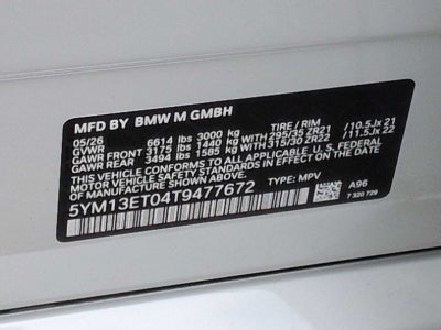 2026 BMW X5 M Competition