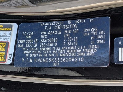 2025 Kia Carnival SX Prestige