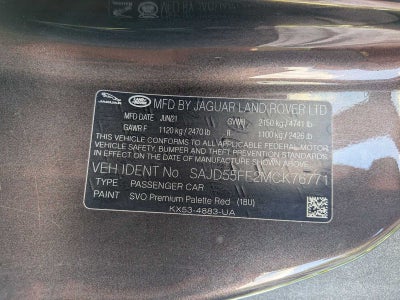 2021 Jaguar F-TYPE R